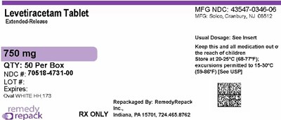 Mm1 (Levetiracetam 750mg 70518 4731 00)